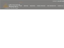 Tablet Screenshot of celtic-international.com